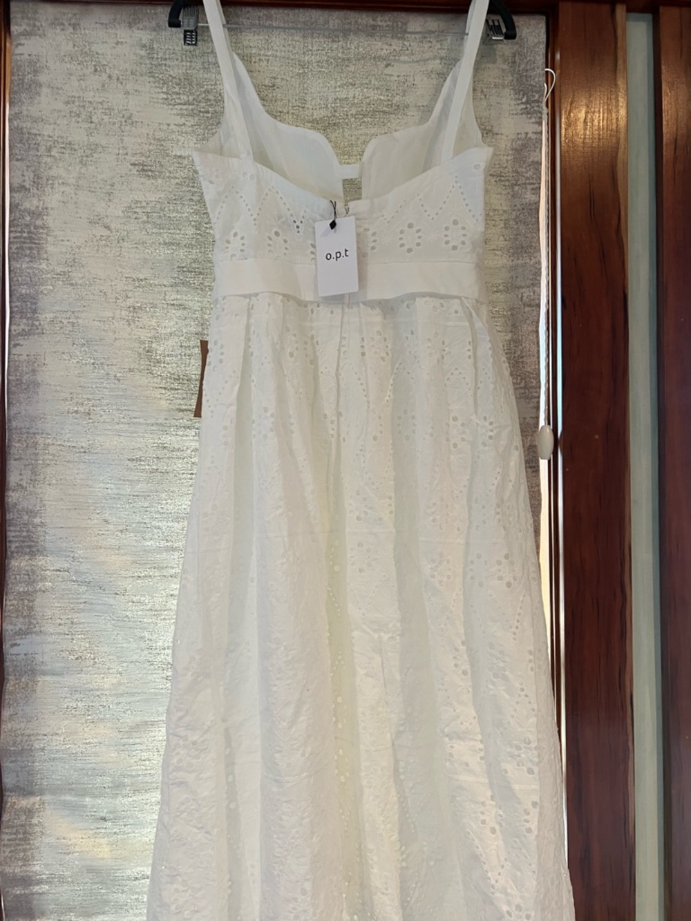 Ted Baker White Eyelet Sundress - Elegant Women's Dress - Picture 4 of 4